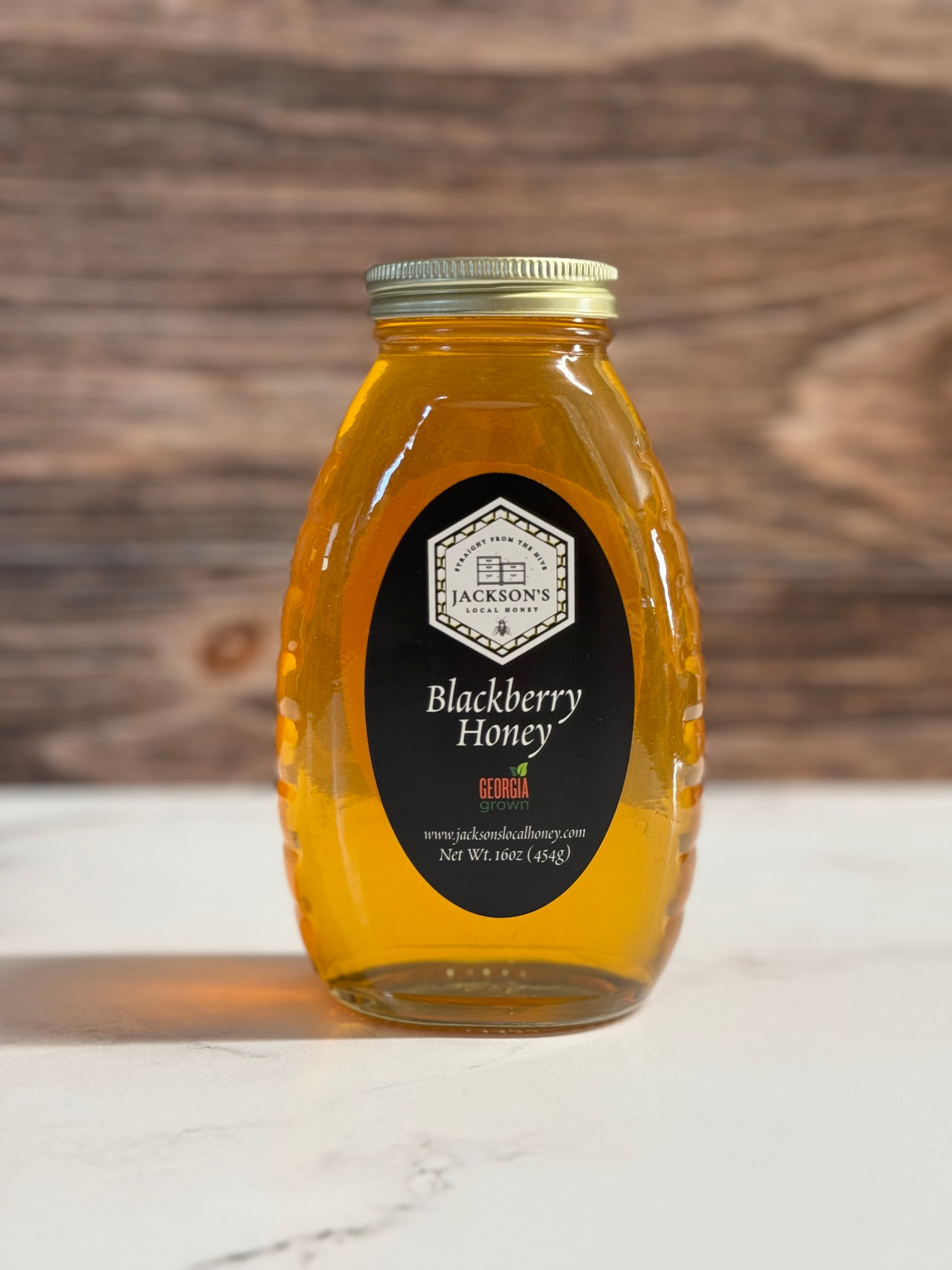 Blackberry Honey - 1lb Glass – Jackson's Local Honey